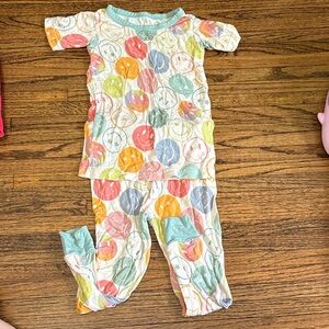 Little sleepies smiley pajamas